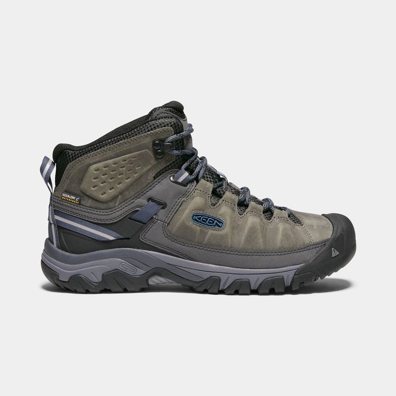 Keen ブーツ | キーン ターギー 3 ミッド 防水 トレッキング シューズ メンズ オリーブ / 黒 | 465371-ZMK